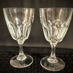 Cristal D'Arques France- Washington Goblets - Vintage Pair